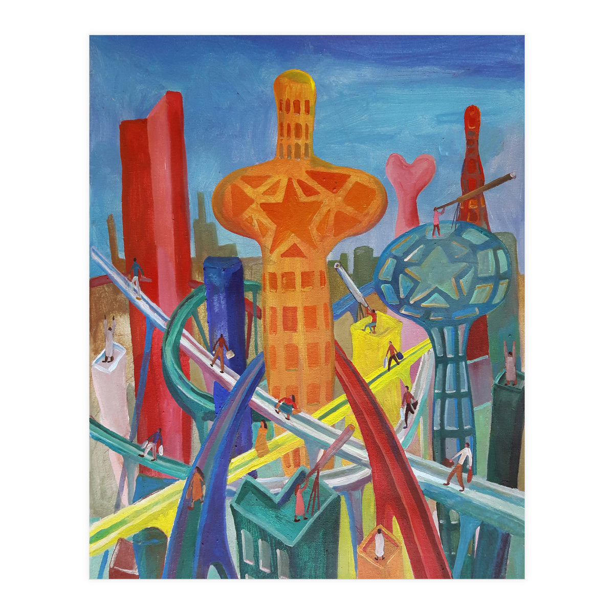 Ciudad Futurista (Print Only)