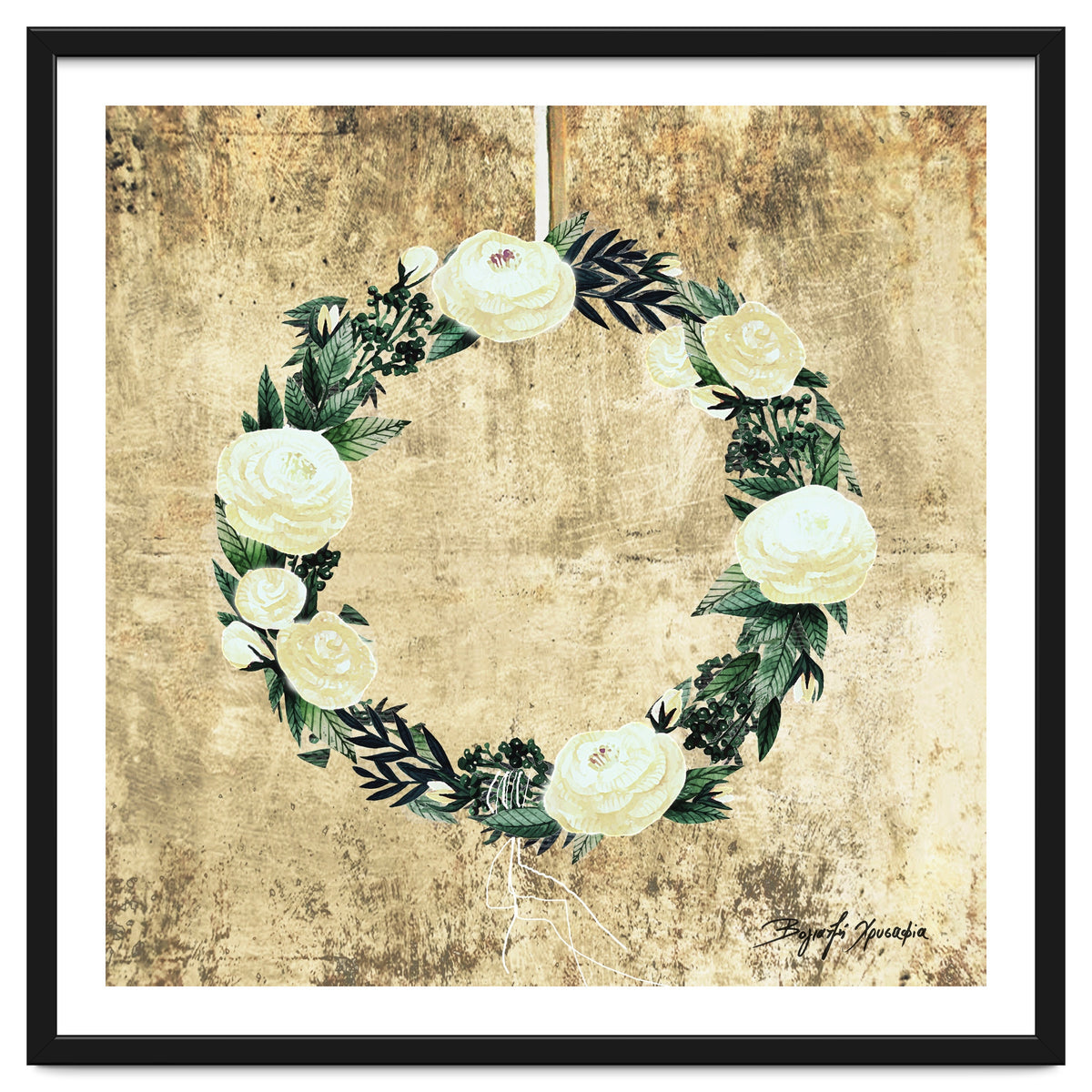 Wreath #White Flowers #Royal collection