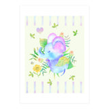 Sleeping baby elephant (Print Only) thumbnail