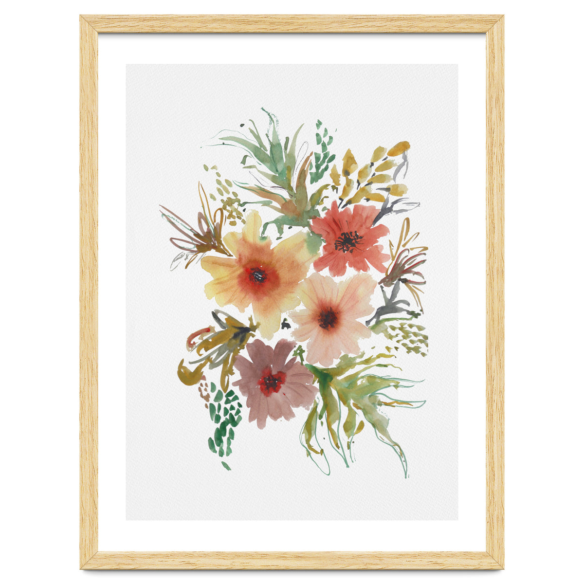 Watercolor blooms