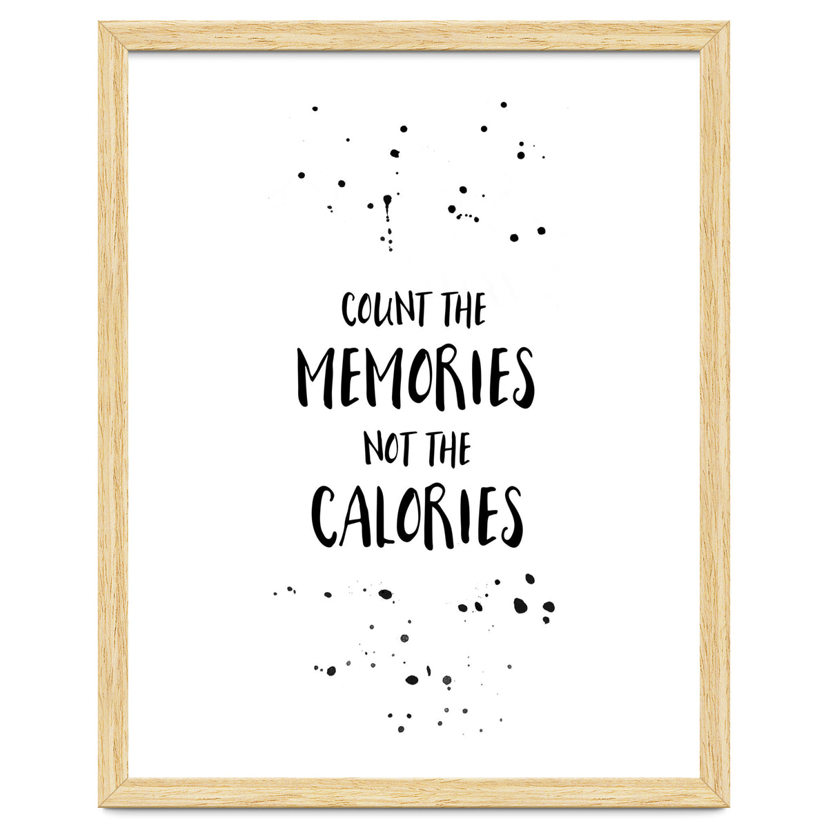 Text Art COUNT THE MEMORIES