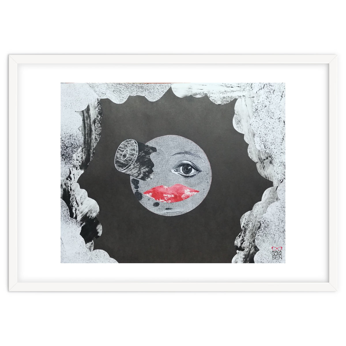 Voyage dans la lune collage