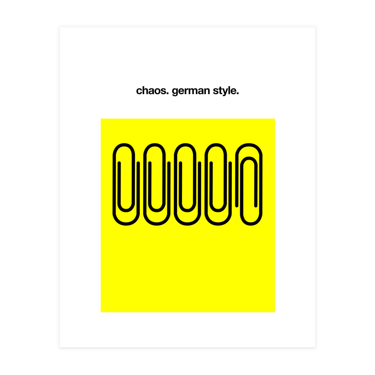 German Chaos (Print Only)