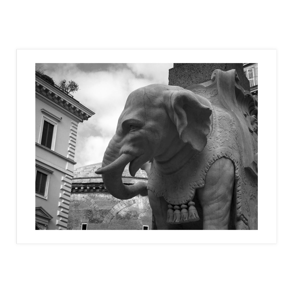 Elephant and Obelisk (Print Only)