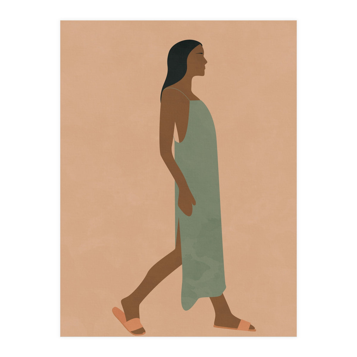 Minimalist Boho Woman (Print Only)