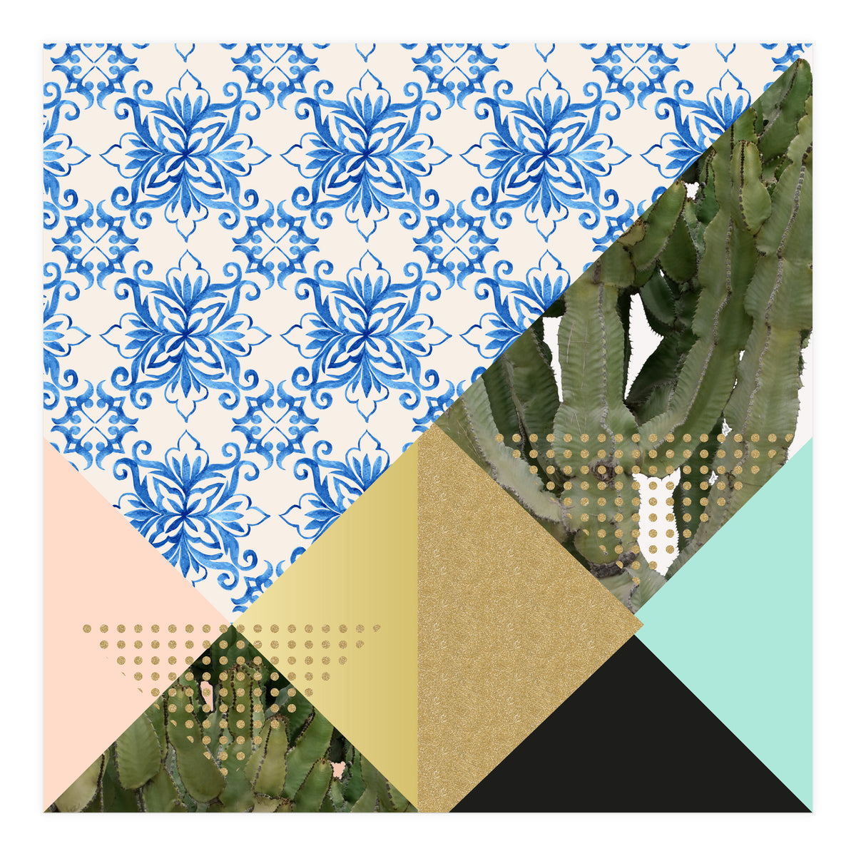 Geometric shapes of patterns and nature I  (Print Only)