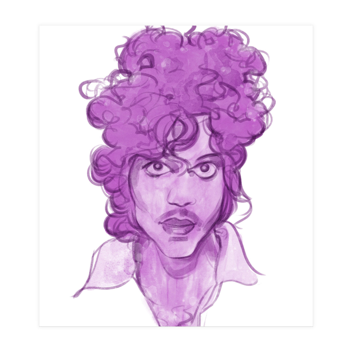 Prince Watercolor illustration  (Print Only)