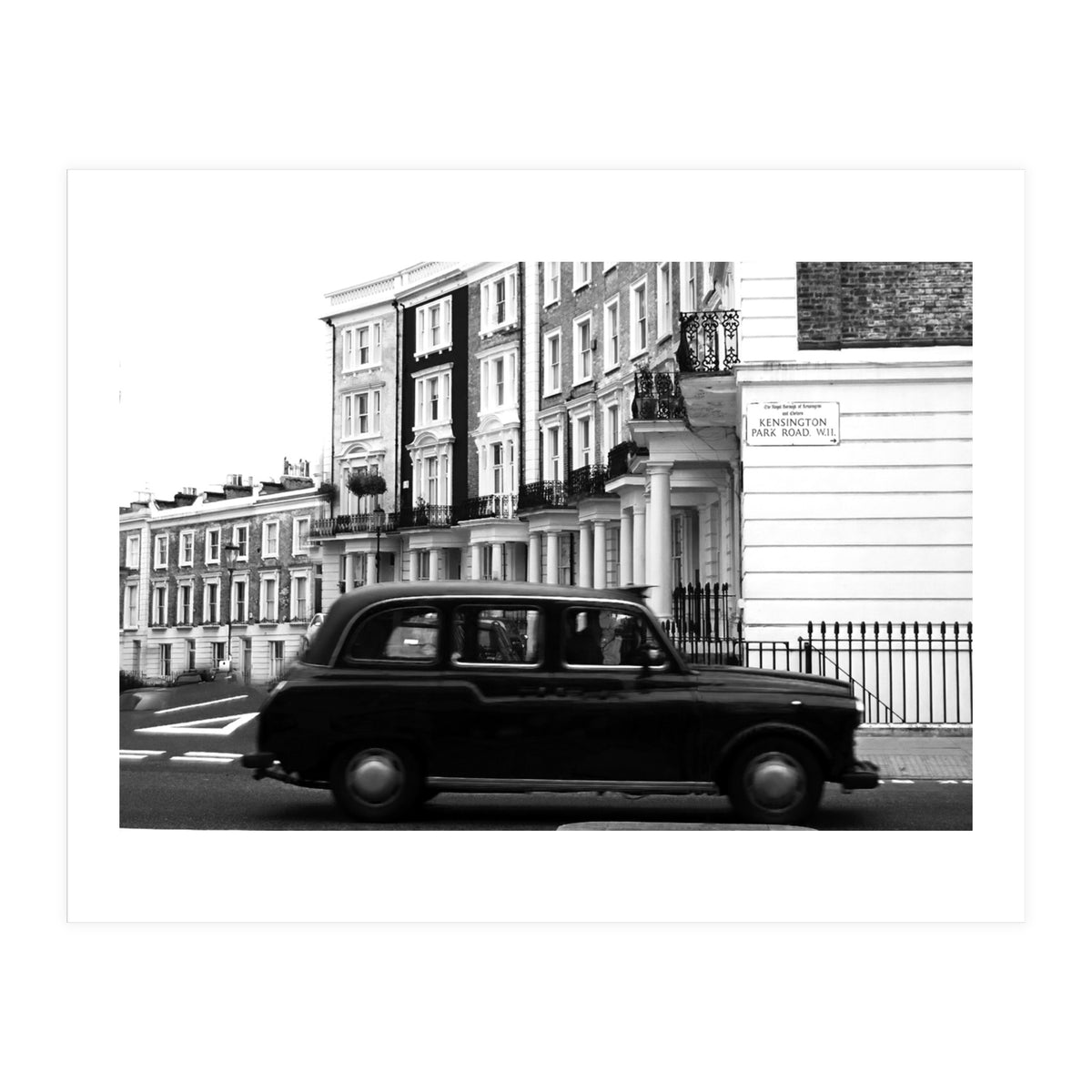 The Kensington Black Cab (Print Only)