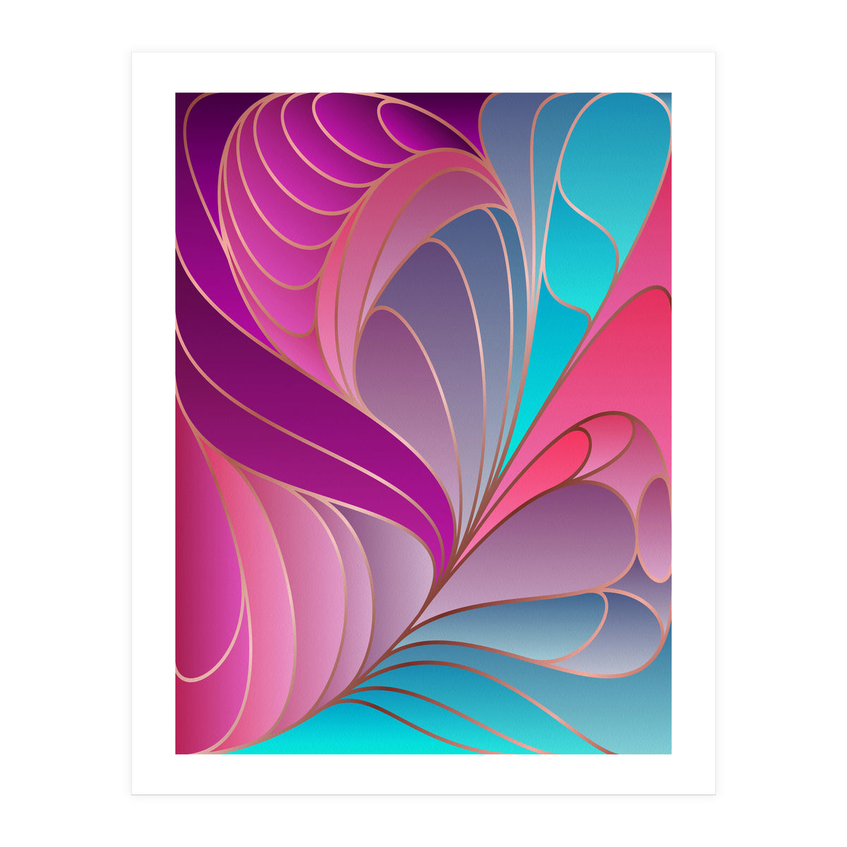 Colorful Art Deco II (Print Only)