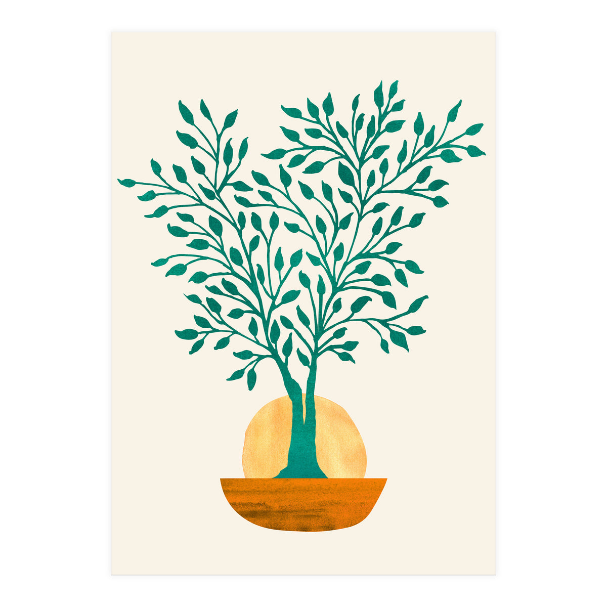 Emerald Ficus Sunset (Print Only)