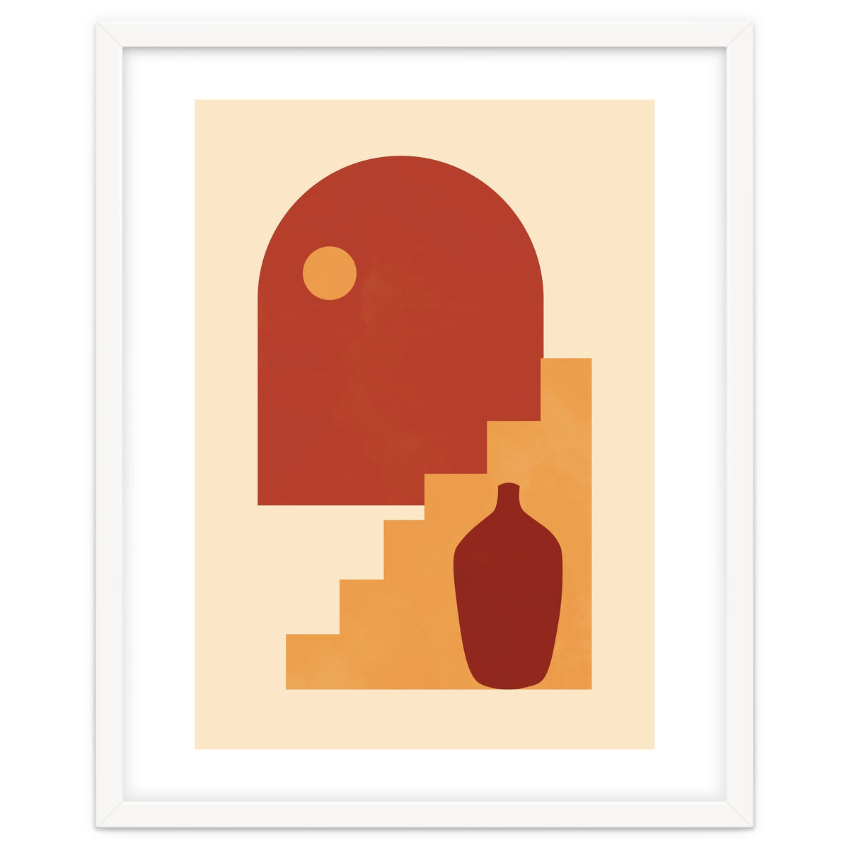 Geometric Print Mid Century Modern