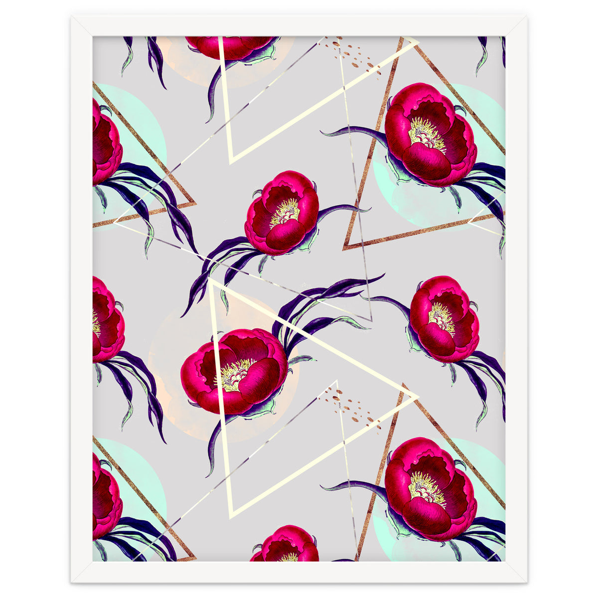 Flowery blooming with geometric II