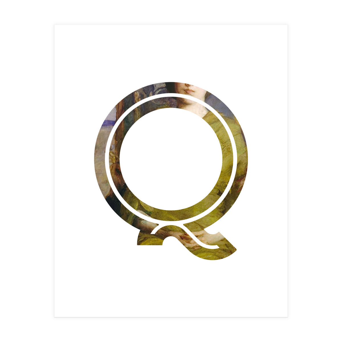 Letter Q - (Impress) (Print Only)