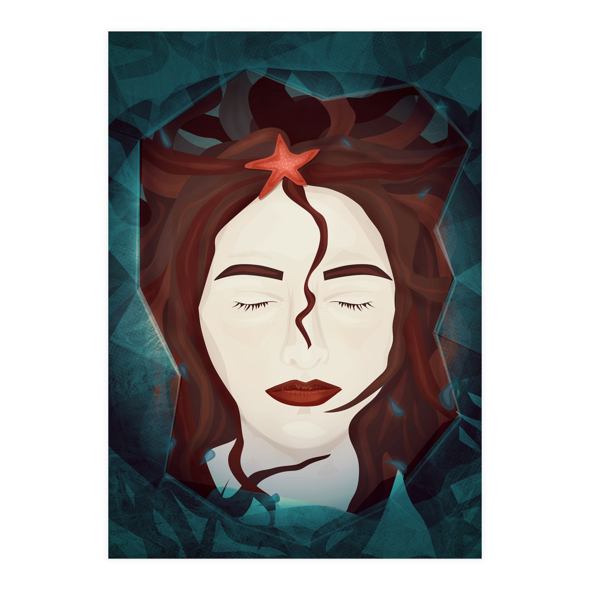 Sleeping with the Fishes (Sleeping Beauty Series) (Print Only)