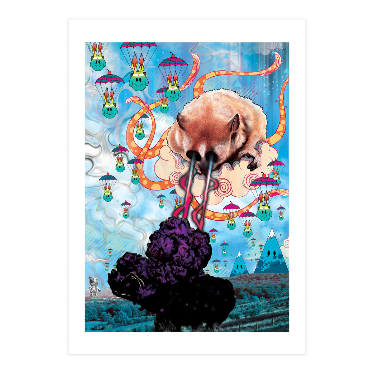Attack Of The Super Furry Animal (Print Only)