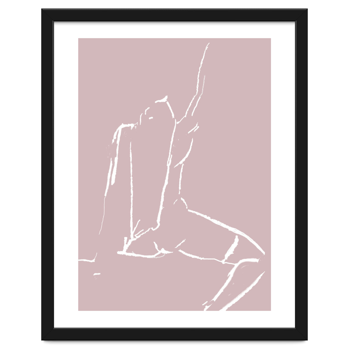 Seated Woman Pink