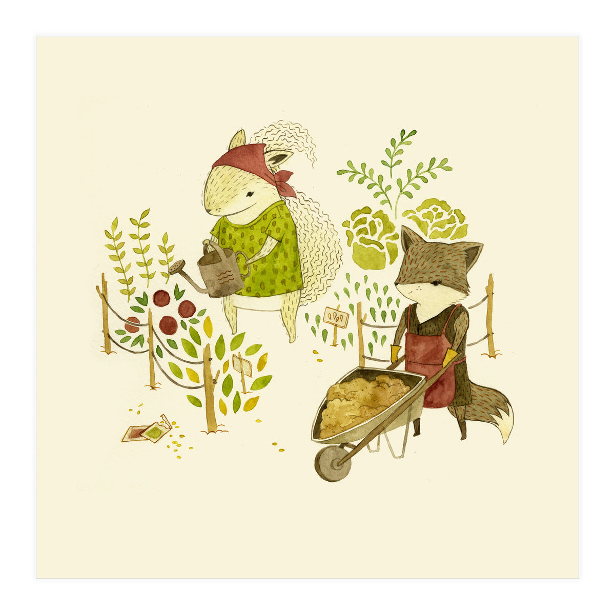 Growing A Garden (Print Only)