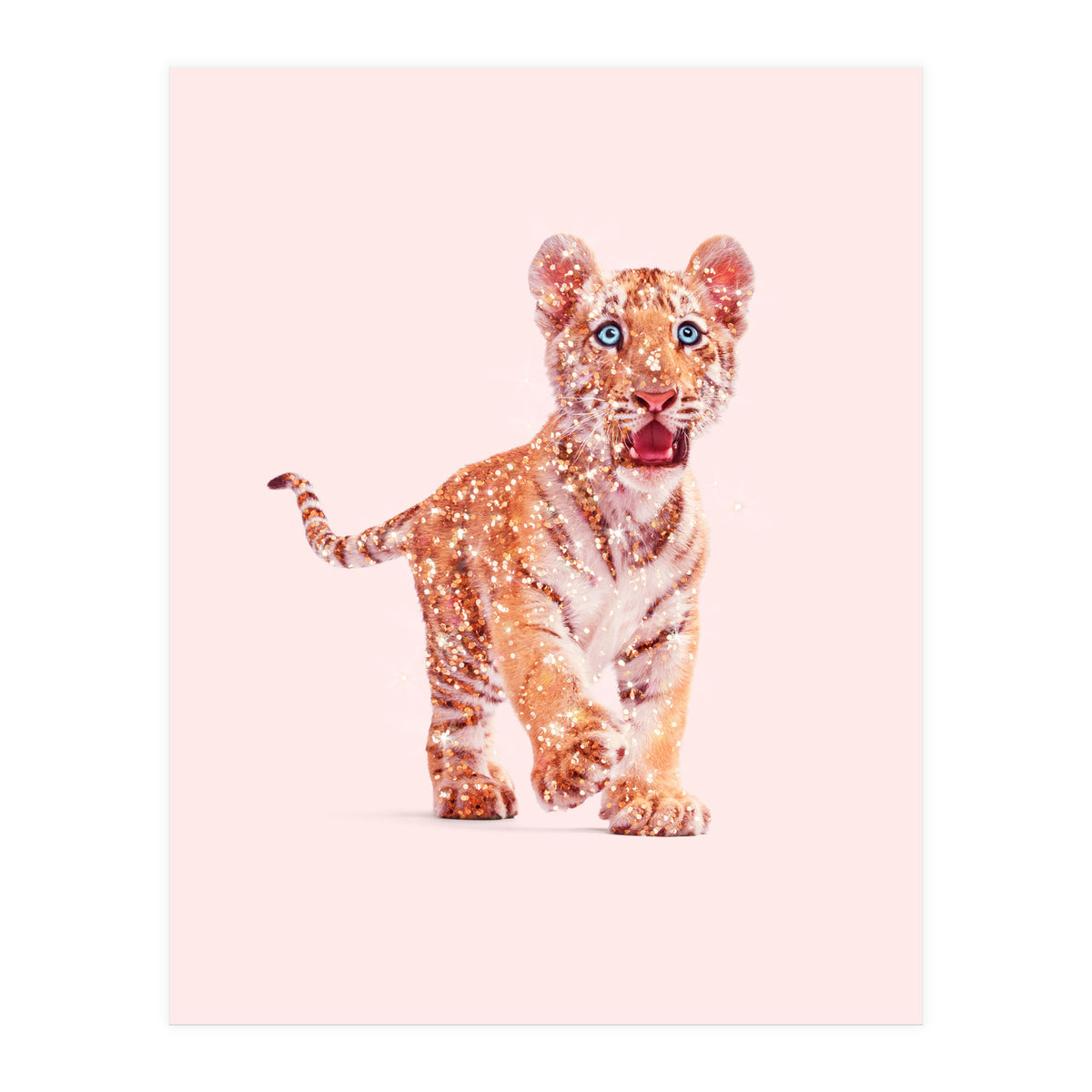 Glitter Tiger (Print Only)