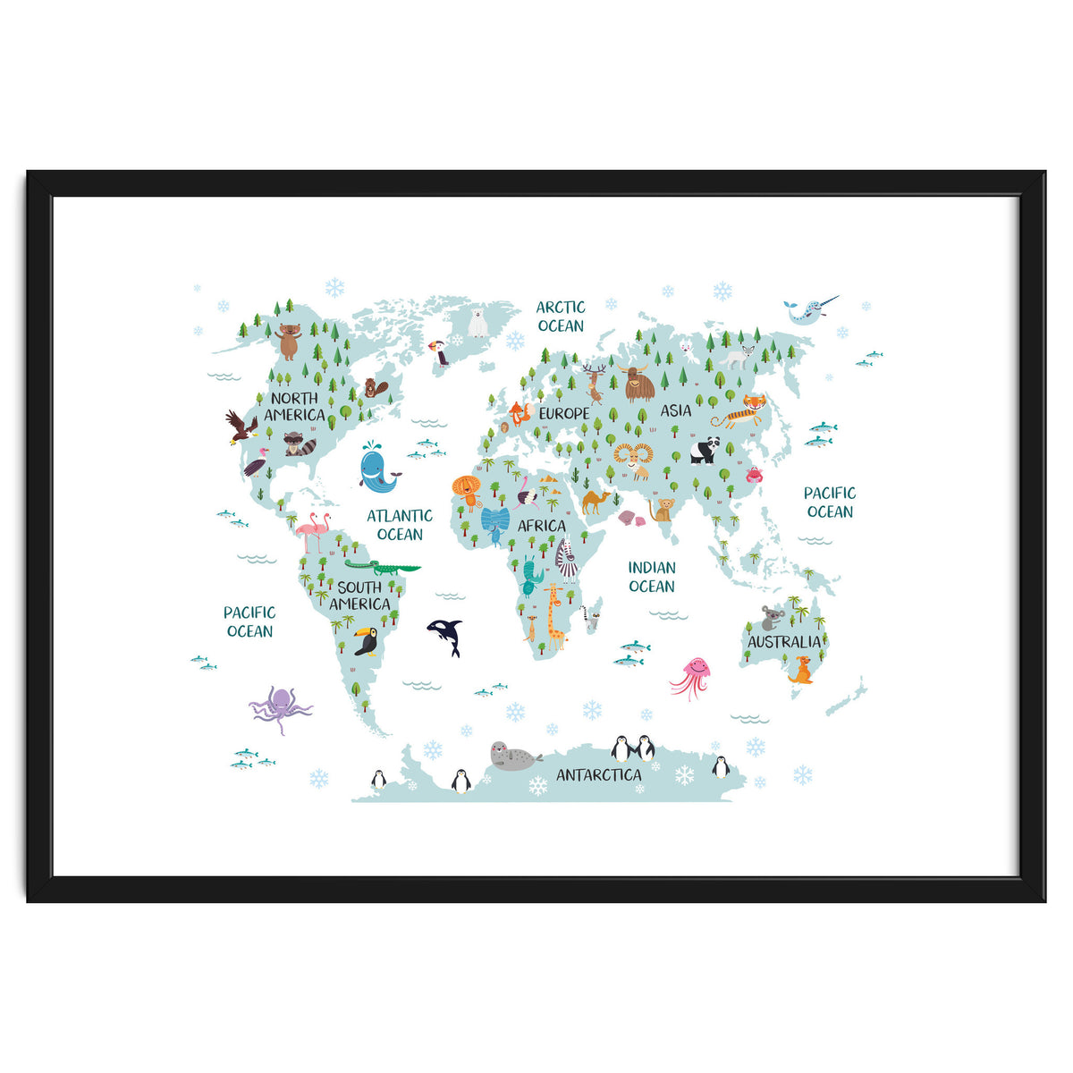 Animal World Map