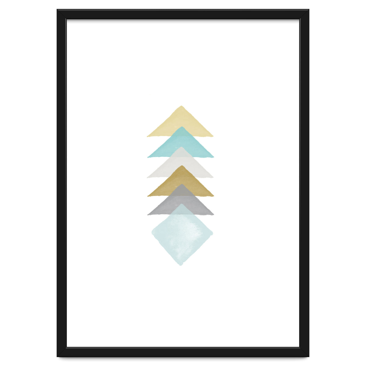 Watercolor Triangles