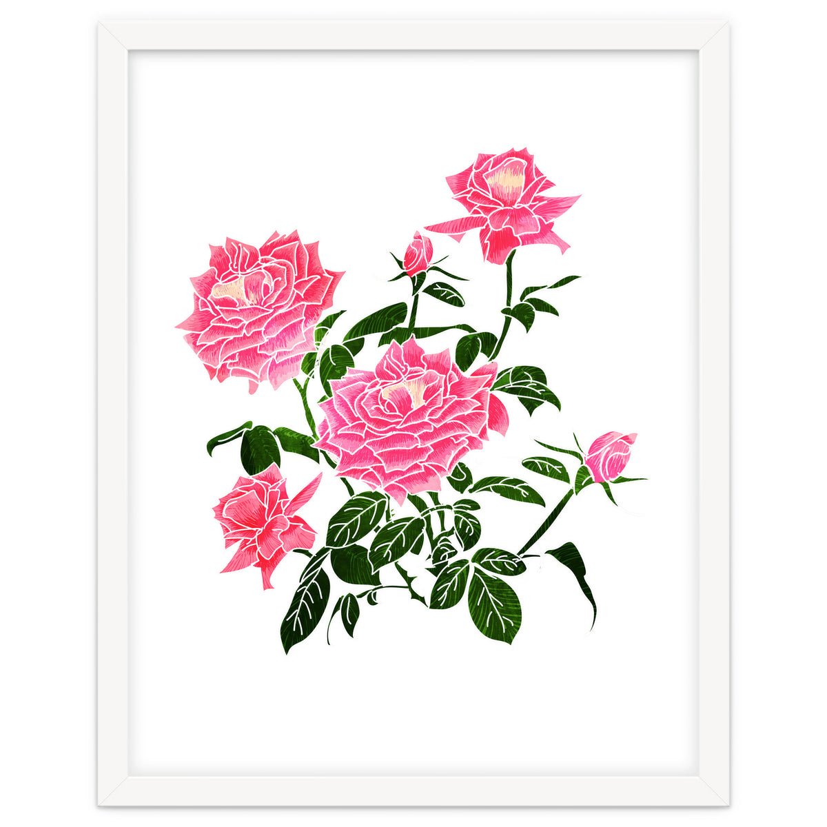 Rose V2 Art Print