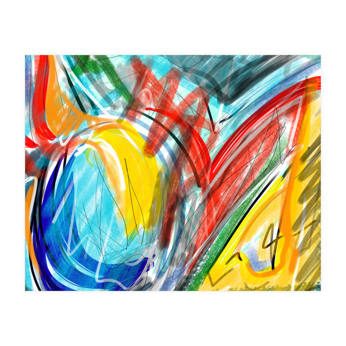 Colors And Traces (Print Only)