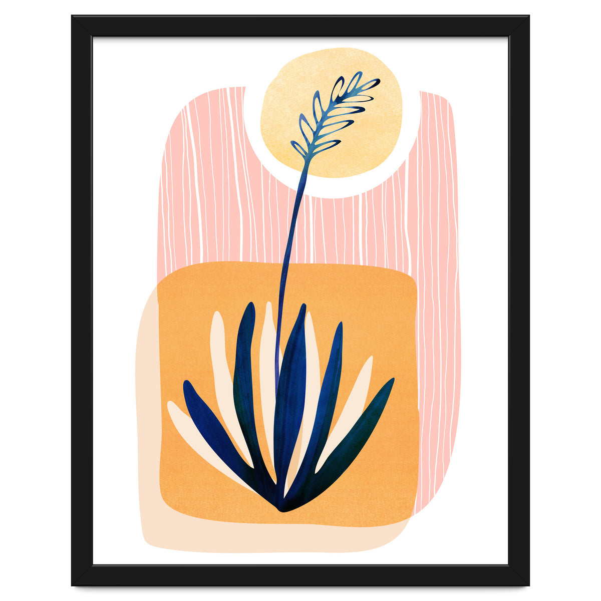 Painted Agave With Sun