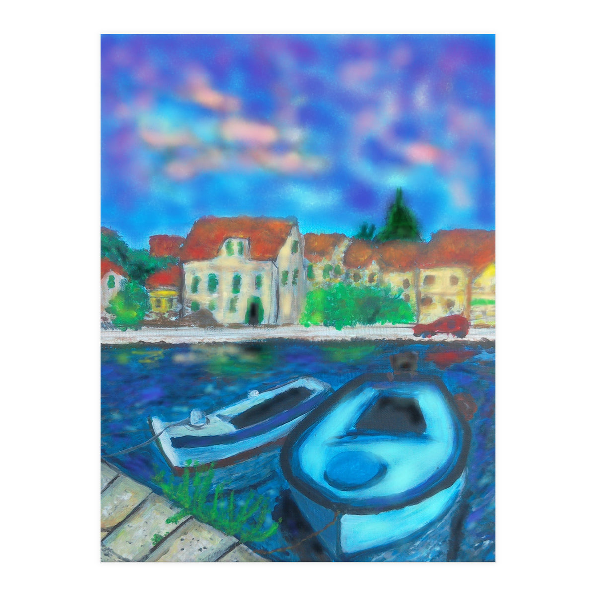 Two Boats in Vrboska (Print Only)