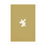 Olive green Matisse inspired shape (Print Only) thumbnail