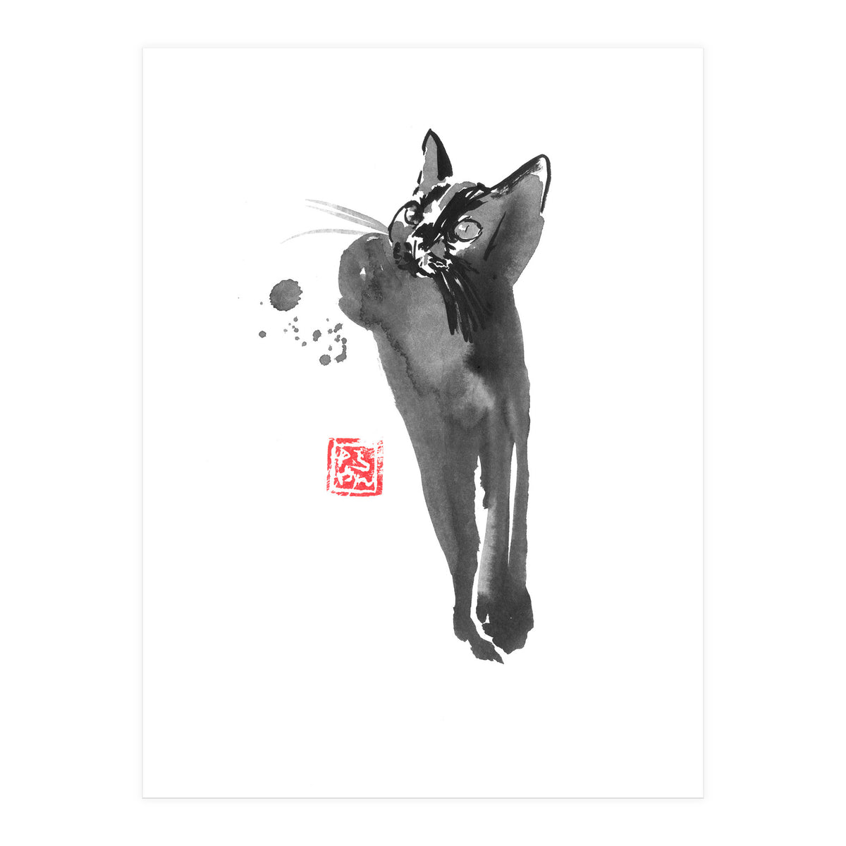 Relaxing Cat (2) (Print Only)