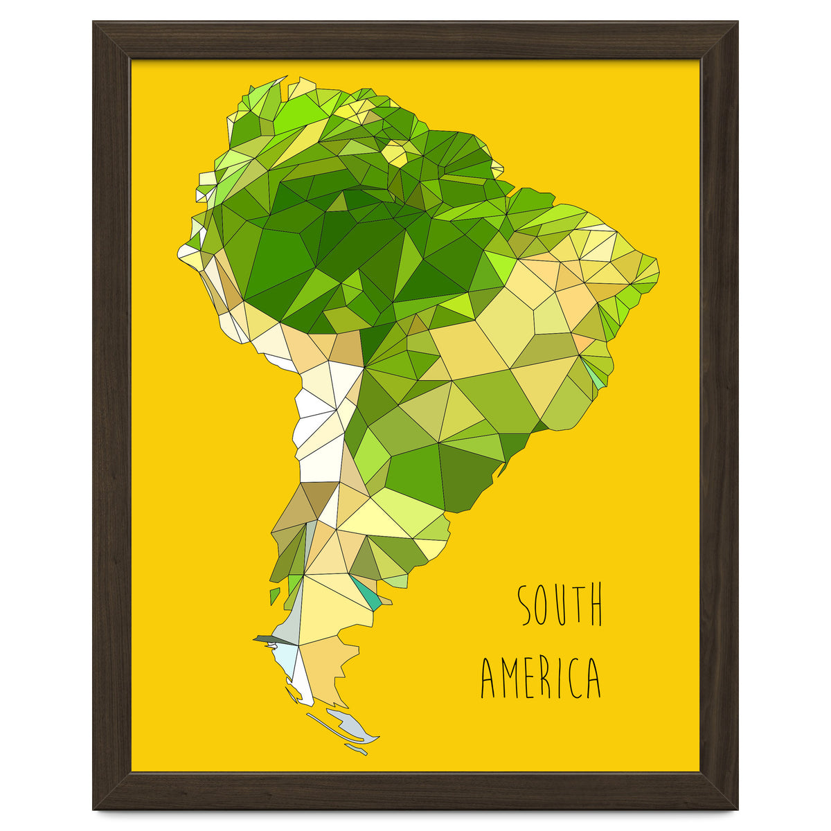 SOUTH AMERICA – Yellow