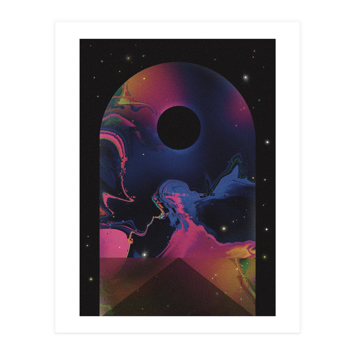 Night Road Landscape (Print Only)