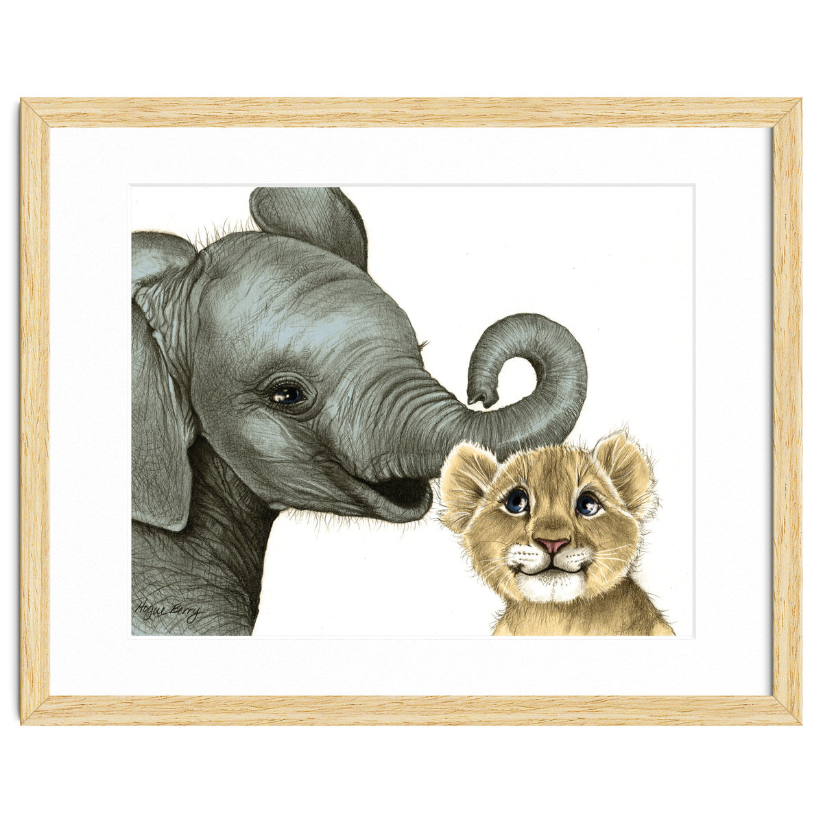 Best Friends, Elephant and Lion