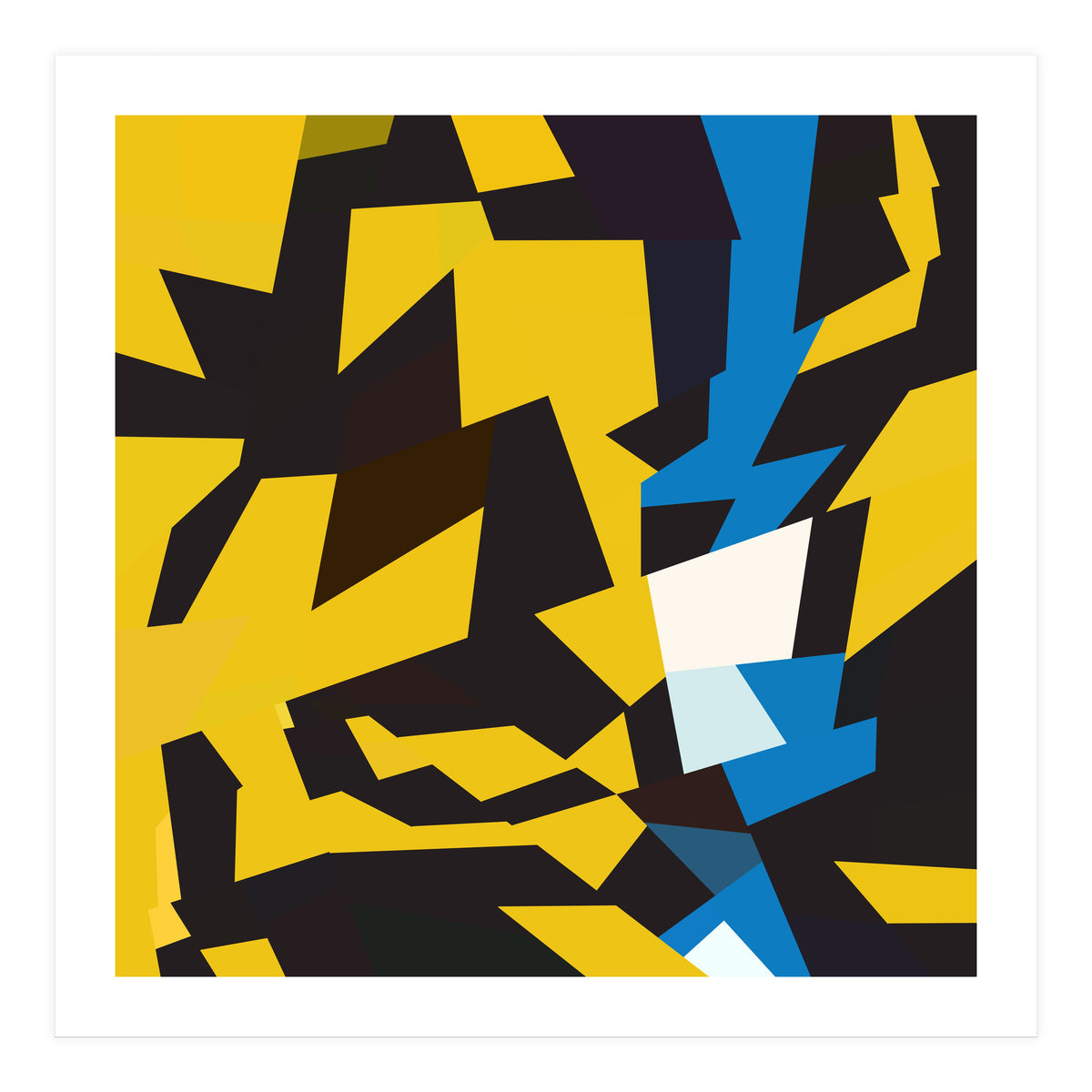 Blue and Yellow (Print Only)