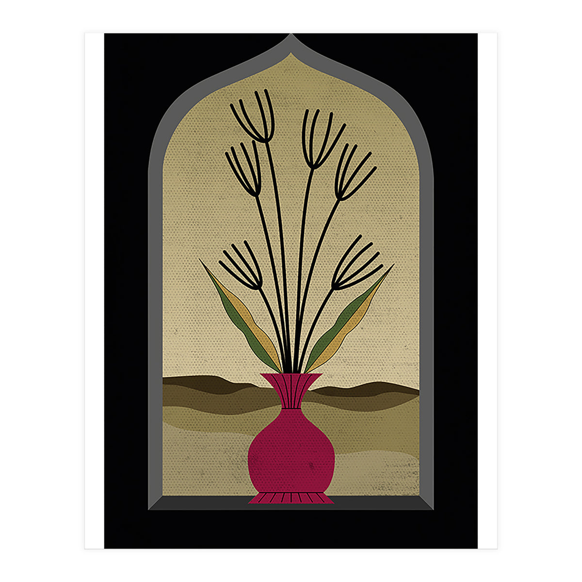 Window and Vase (Print Only)