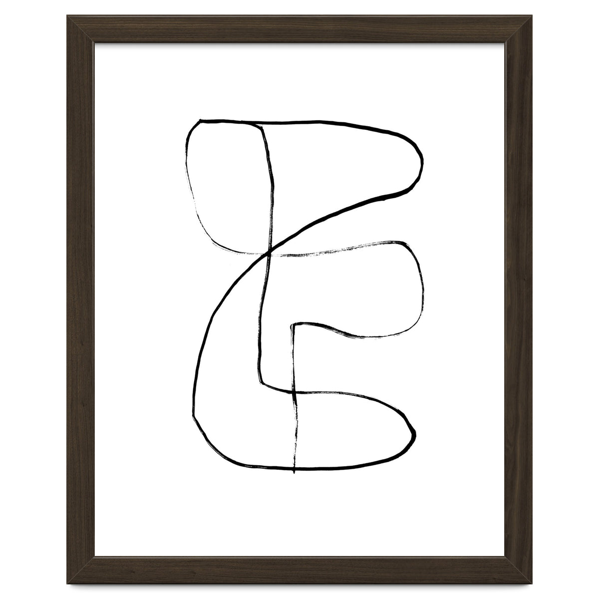 Mid-Century Line Art Print #1