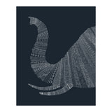 Elephant Blue Poster (Print Only) thumbnail