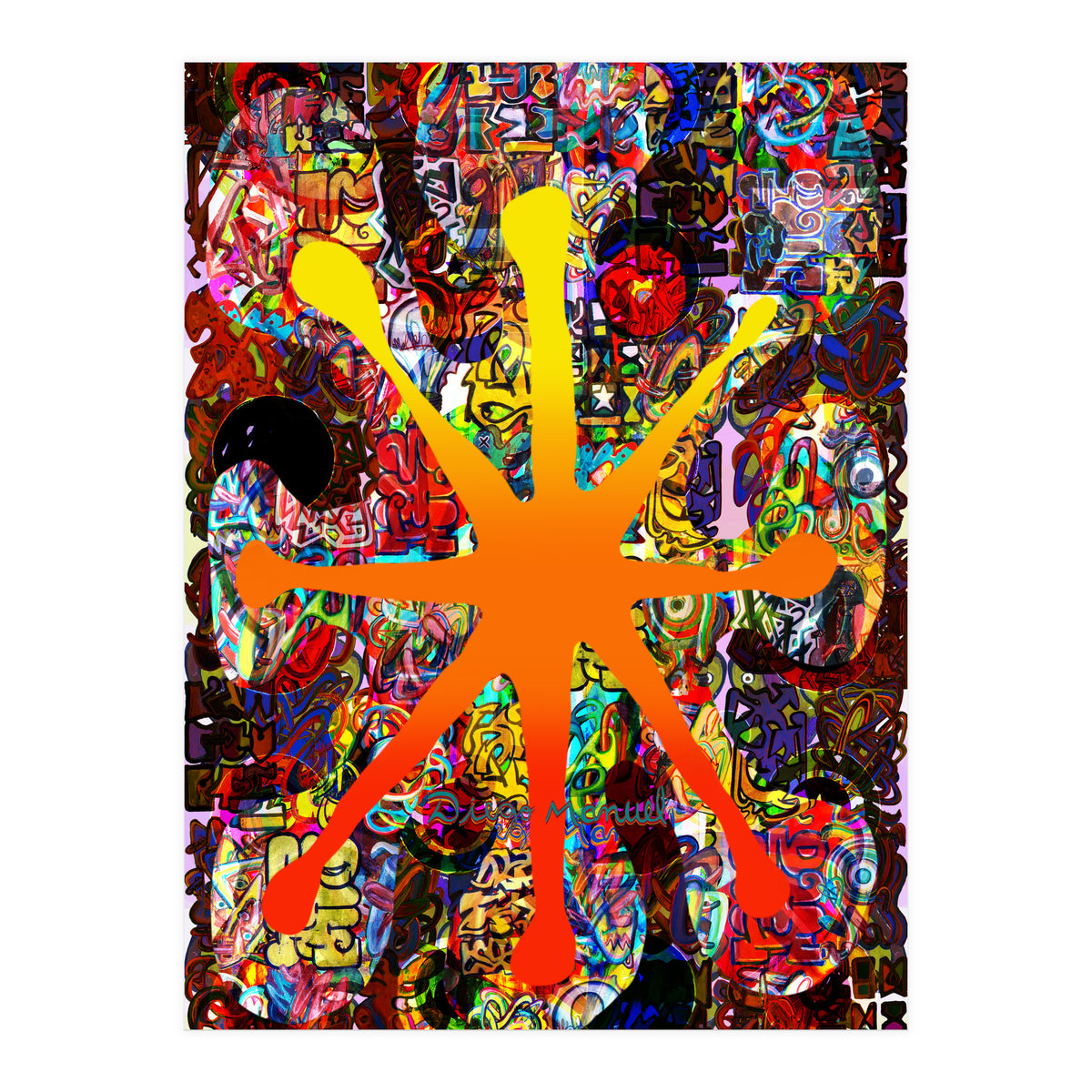 Fuego Y Graffiti 73 (Print Only)