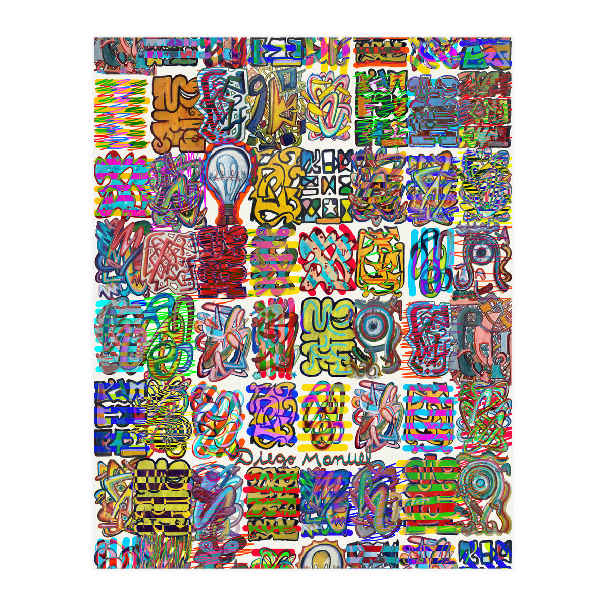 Graffitis 2021 Tapiz 110 (Print Only)