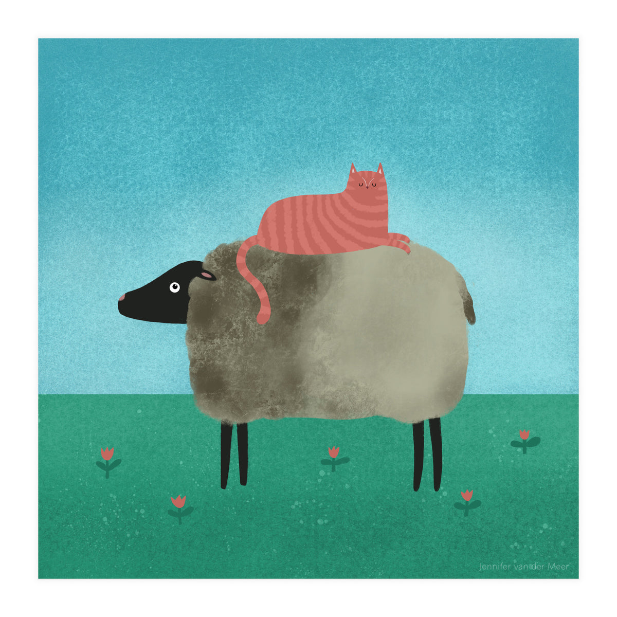 Cat 89: The friends (Print Only)