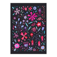 Kennigton Flowers Dark (Print Only)