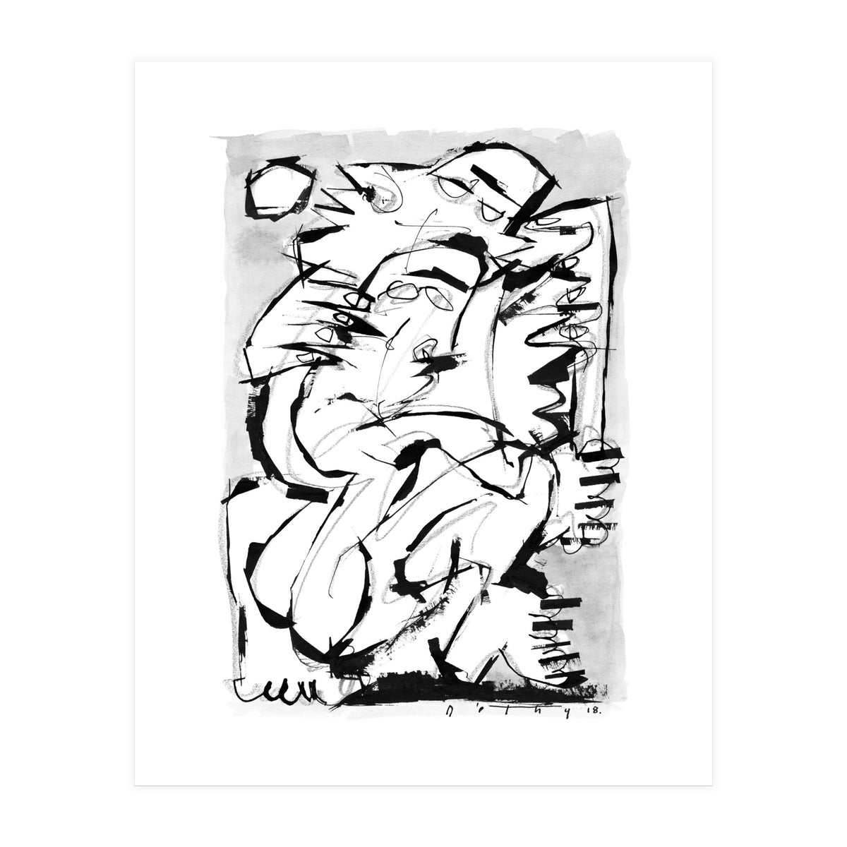 It's Okay - b&w (Print Only)