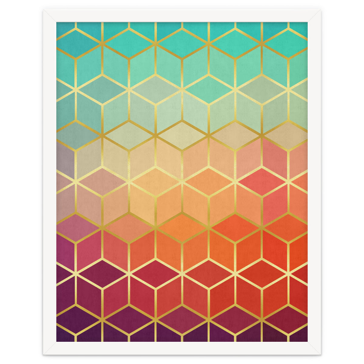 Colorful and golden pattern II