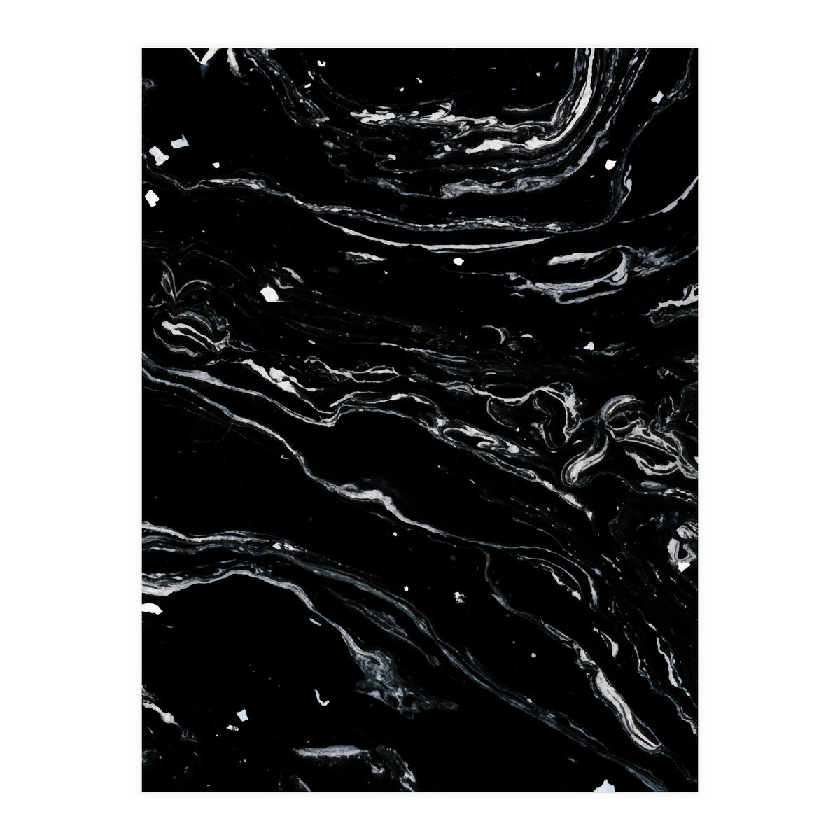Black Marble Space (Print Only)