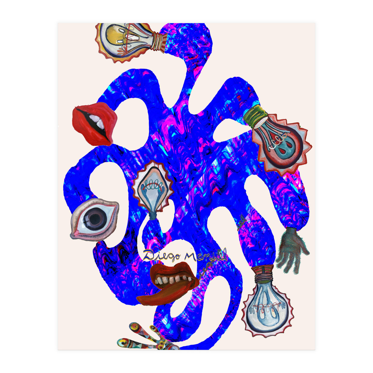 Pulpo Azul (Print Only)
