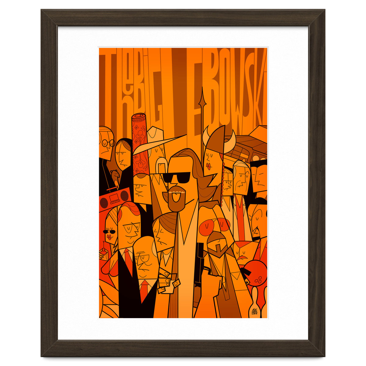 The Big Lebowski Alternative Movie Poster