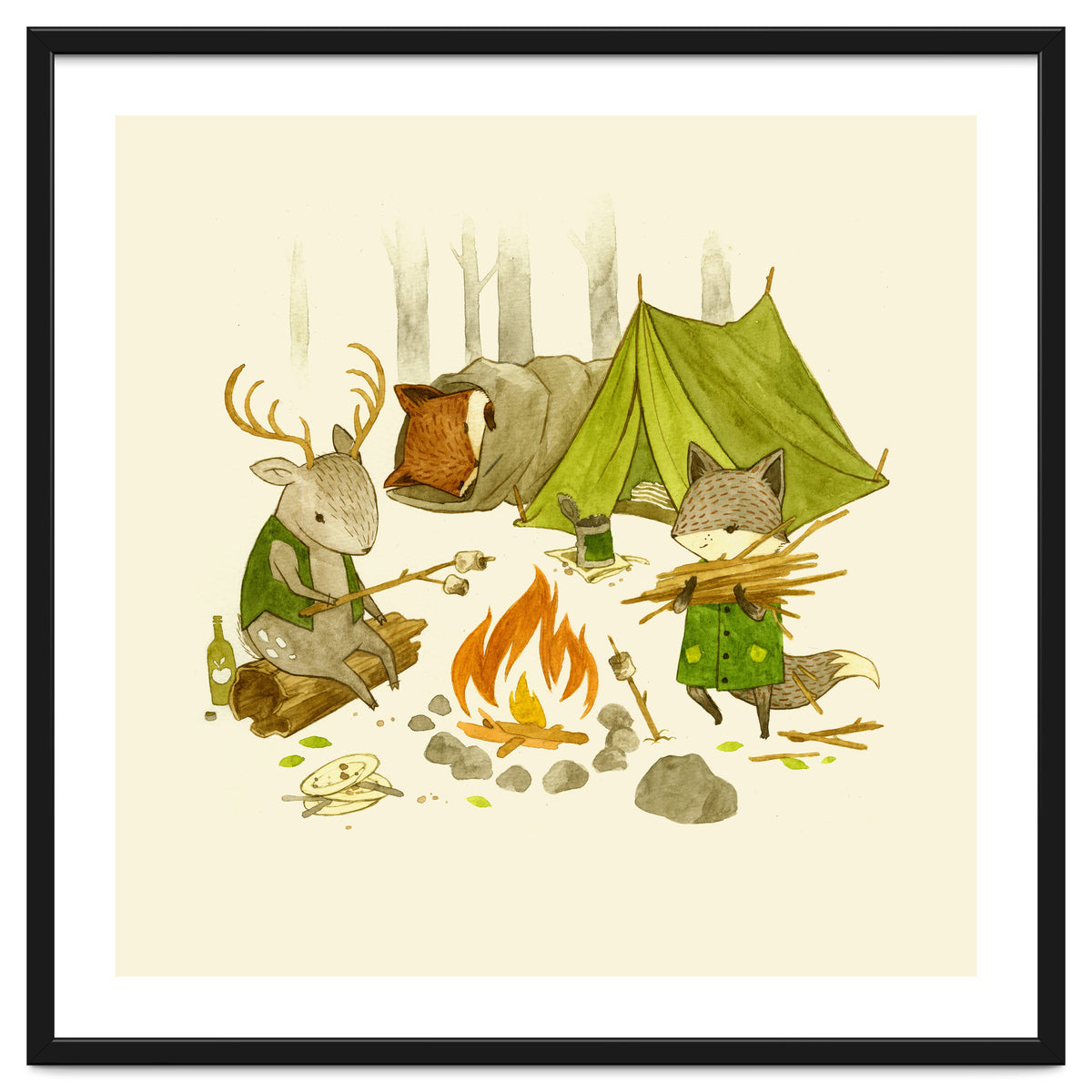 Camping In The Woods