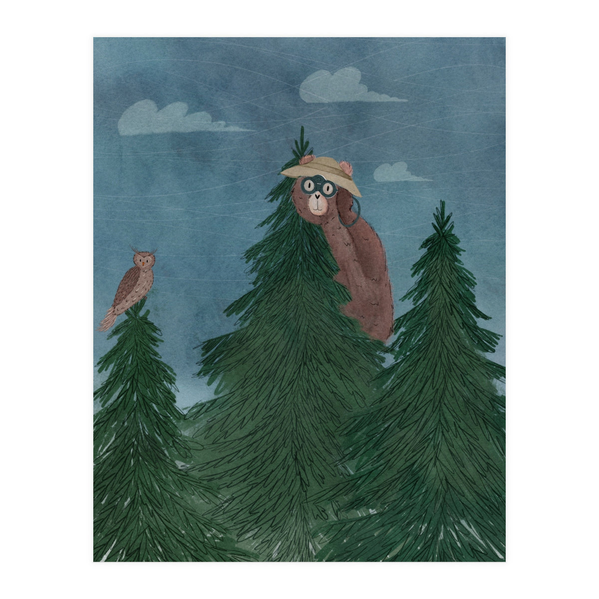 Up in the trees (Print Only)