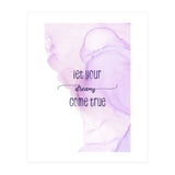 Let your dreams come true | floating colors (Print Only) thumbnail