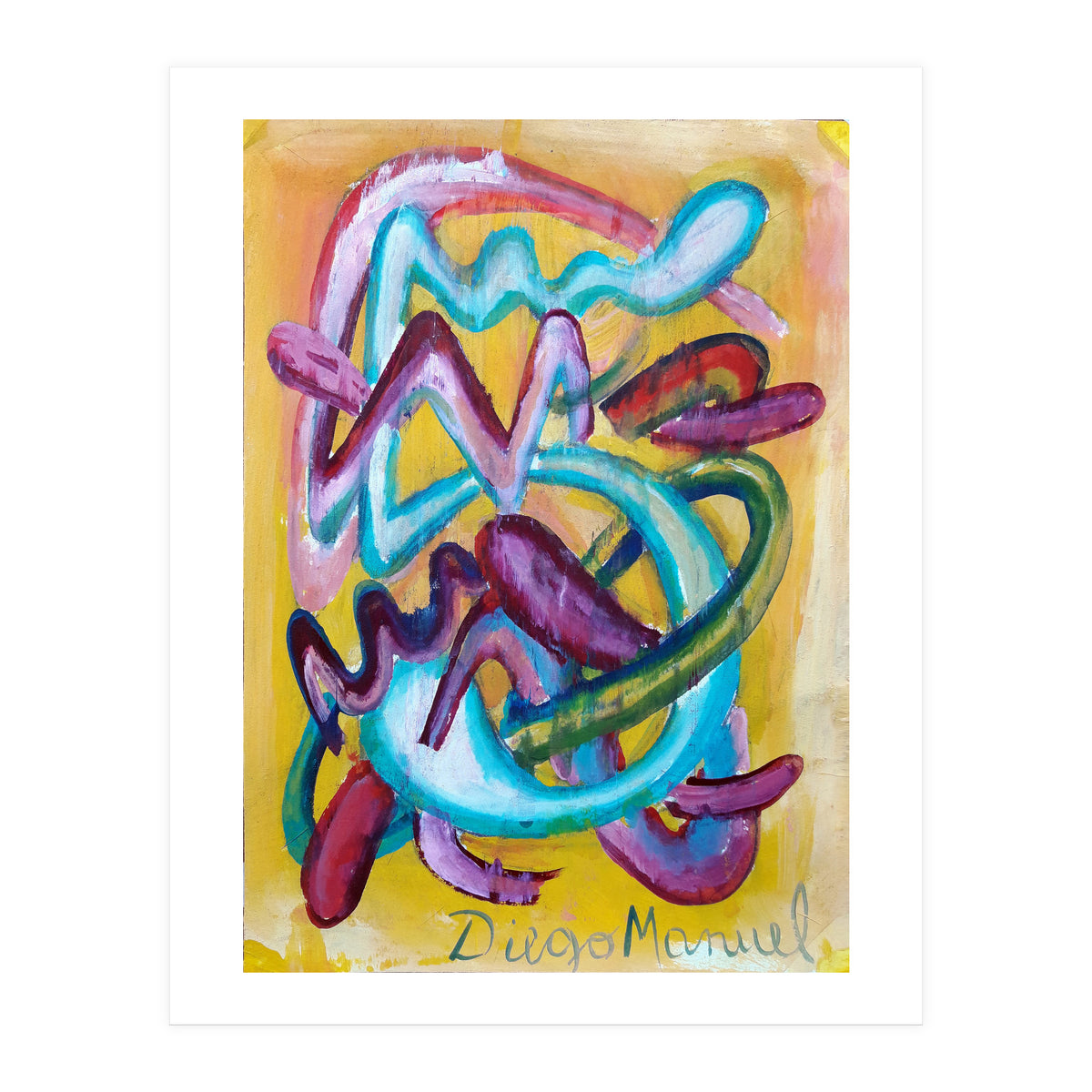 Formas Lenguas Rayos Y El 5 (Print Only)